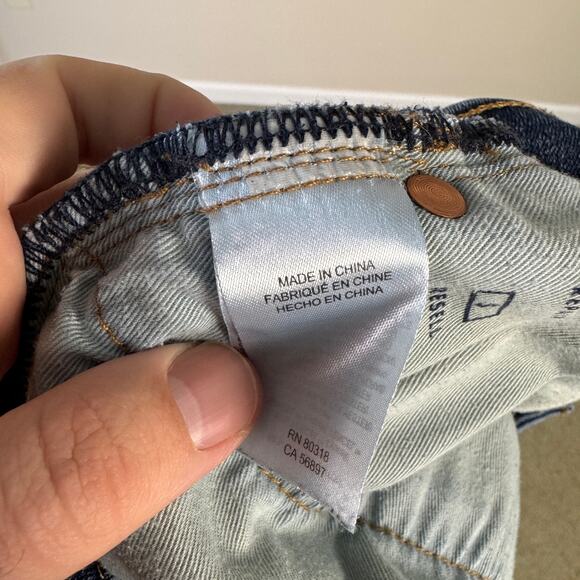 Lucky Brand Slim Straight Leg Denim Blue Jeans US Mens 33x30 - Picture 5 of 7